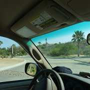 Entering San Jose Del Cabo from the back side.  Vjíždíme do města ze zadní strany : Baja2011